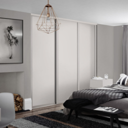 Spacepro Shaker Single Panel Cashmere Sliding Door 2220 x 914mm - thumbnail 2