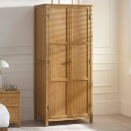 Julian Bowen Coxmoor 2 Door Oak Wardrobe