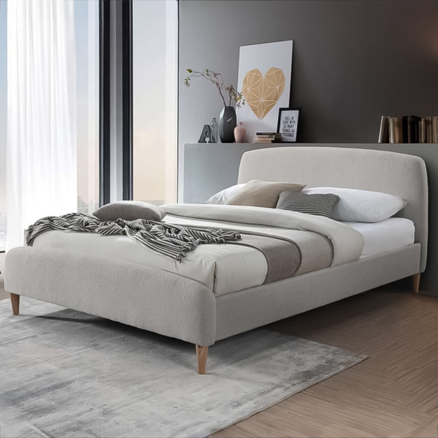 Otley Grey Double Bed Frame - image 1