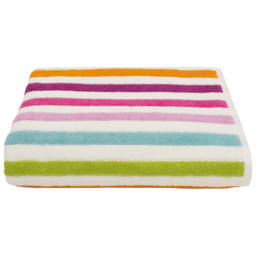 Allure Bath Fashions California Multicolour Striped Bath Sheet Towel - thumbnail 1