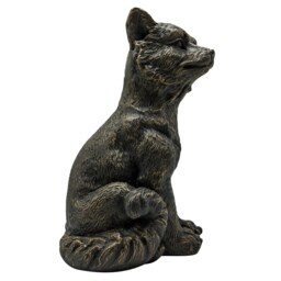 Bronze Look Fox Garden Ornament - thumbnail 3