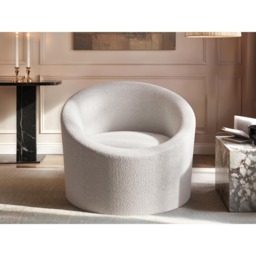 SOLACE+CO Amari Cream Boucle Accent Chair - thumbnail 4