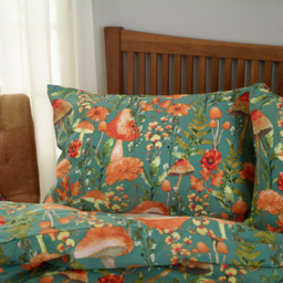 Deyongs Mushroom Sage Single Duvet Set - thumbnail 2