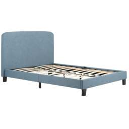 Birlea Jacob King Size Light Blue Upholstered Bed Frame - thumbnail 3