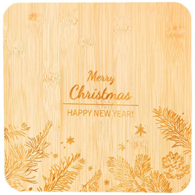 Marco Paul Bamboo Christmas Design Chopping Board - image 1