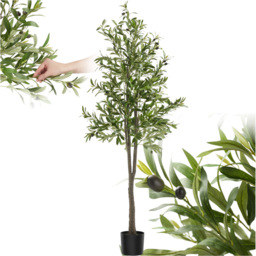 tectake Artificial Olive Plant in Pot 180cm - thumbnail 2