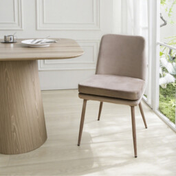 Pair of Elowyn Dining Chairs Taupe