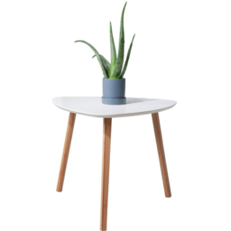 Noa and Nani Malme White and Natural Pine Occasional Large Side Table - thumbnail 2