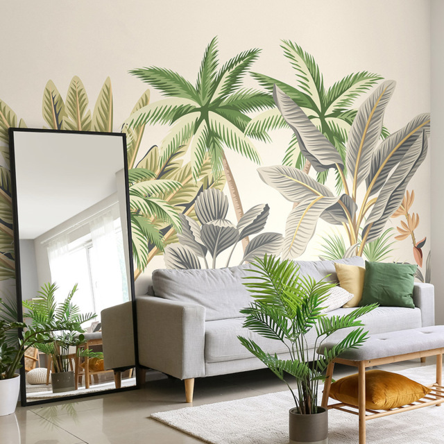 Origin Murals Tropical Palm Trees Multicolour Wall Mural - image 1