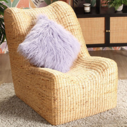 Desser Furniture Danish Rattan Armless Chair
