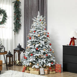 StarBright Snow Flocked Artificial Christmas Tree 6ft - thumbnail 2