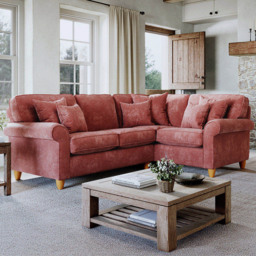 Sinatra Glory Deep Terra 4 Seater Left Hand Corner Sofa