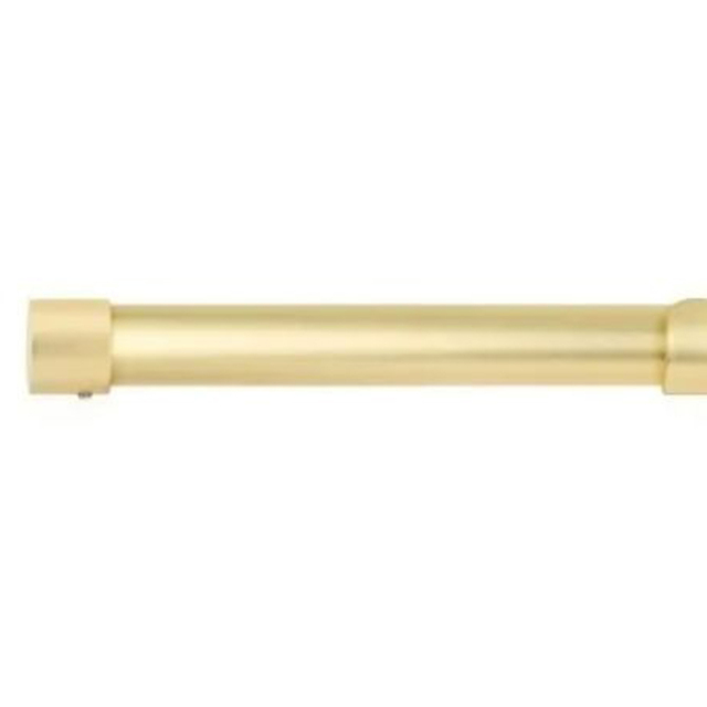 New Edge Blinds Fenton Gold Extendable Eyelet Metal Curtain Pole Set 160-300cm - image 1