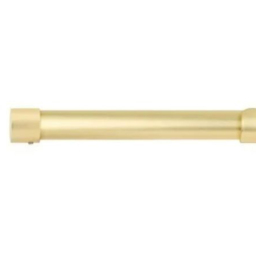 New Edge Blinds Fenton Gold Extendable Eyelet Metal Curtain Pole Set 160-300cm - thumbnail 1