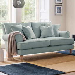 Eastwood Faro 2 Seater Small Aqua Sofa