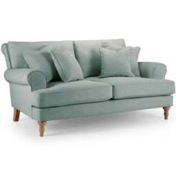 Eastwood Faro 2 Seater Small Aqua Sofa - thumbnail 2