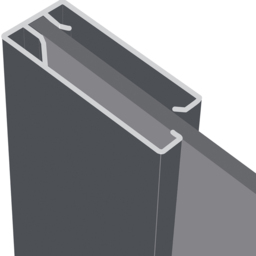 Spacepro Shaker 3 Panel White Sliding Door 610mm - thumbnail 3