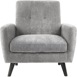 Julian Bowen Monza Dove Fabric Compact Chair - thumbnail 3