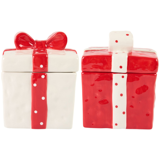 Single Pistachio Macaroon Present Ceramic Candle in Assorted Styles - image 1
