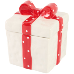 Single Pistachio Macaroon Present Ceramic Candle in Assorted Styles - thumbnail 3