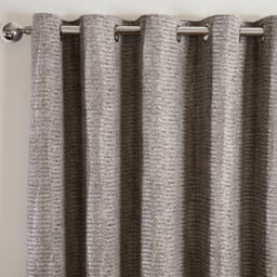 Divante Kelston Silver Eyelet Curtain 168 x 137cm - thumbnail 3