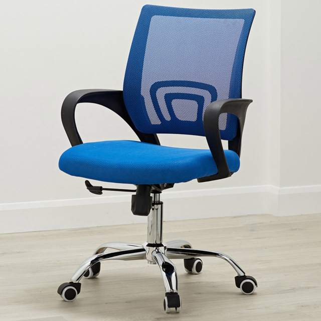 LPD Furniture Tate Blue Mesh Back Swivel Office Chair - image 1
