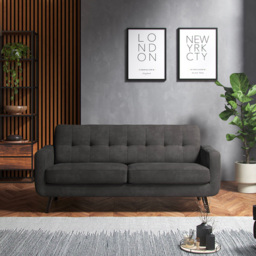 Julien Enjoy Graphite 3 Seater Sofa - thumbnail 3