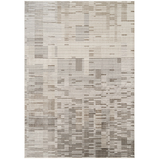 Desire Rugs Mayfair Metallic Sheen Matrix Design Rug Stone 170 x 120cm - image 1