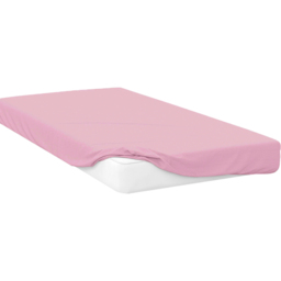 Opus King Size Pink Polycotton Fitted Bed Sheet