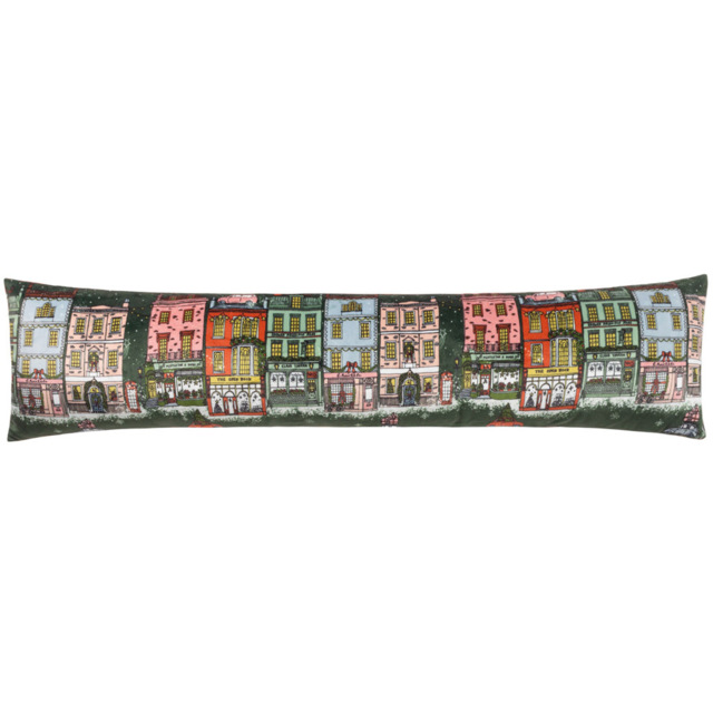 furn. Multicolour Spirit Velvet Christmas Draught Excluder - image 1