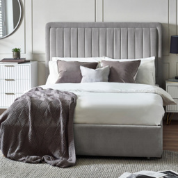 Julian Bowen Savannah King Size Grey Bed Frame - thumbnail 1