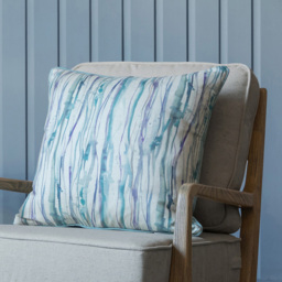 Voyage Maison Additions Falls Indigo Printed Feather Filled Cushion 50cm - thumbnail 2