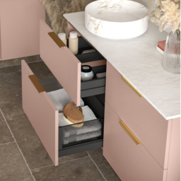 Bathstore Wharton 2 Door White Floor Standing Basin Unit 615mm - thumbnail 4