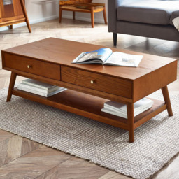 Julian Bowen Lowry 2 Drawer Cherry Ash Coffee Table