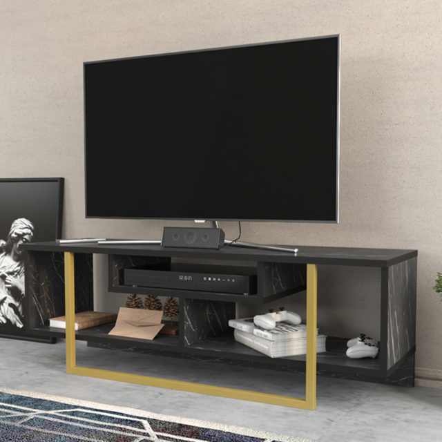 Decorotika Asal Bendire and Gold Wide TV Unit - image 1
