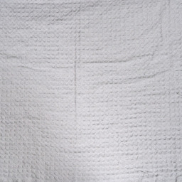 Waffle Cotton Throw Silver - thumbnail 4