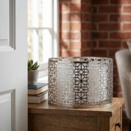 Cut Out Geometric Silver Light Shade 30cm - thumbnail 2