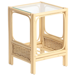 Desser Chelsea Natural Rattan Side Table - thumbnail 2