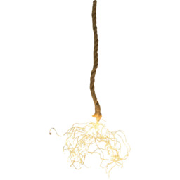 Luxform Christmas Brown Branch Hemp Rope Light