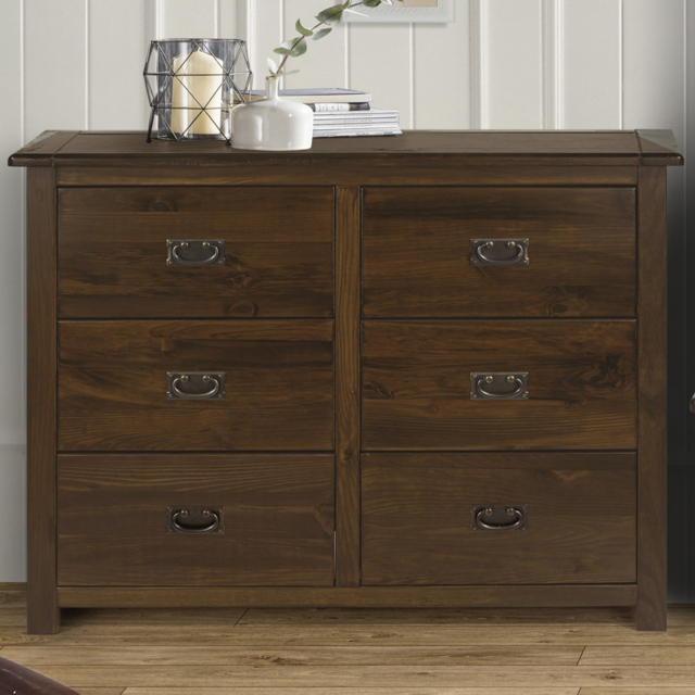 Core Products Boston 6 Drawer Wide Chest of Drawers - image 1