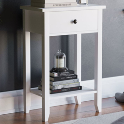 VIDA DESIGNS Windsor Single Drawer White Console Table