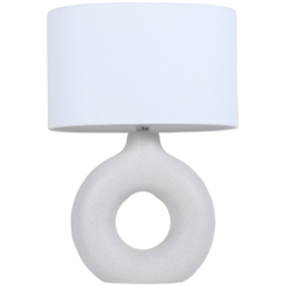 Rene Circle Ceramic Table Lamp - thumbnail 1