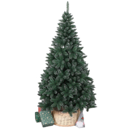 Green Glitter Tip Fir Artificial Christmas Tree 6ft - thumbnail 1