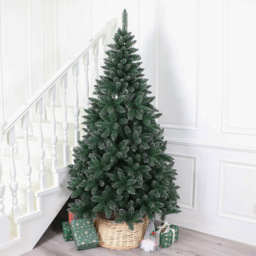 Green Glitter Tip Fir Artificial Christmas Tree 6ft - thumbnail 2