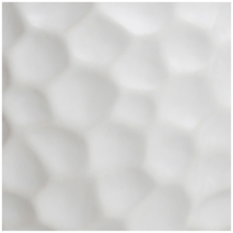 Ivyline Kew White Ceramic Botanical Textured Matt Satin Glaze Indoor Planter 21cm - thumbnail 4