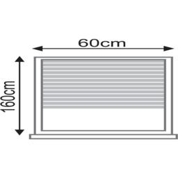Ashwood Cotton White Venetian Blinds Cotton 60 x 160cm - thumbnail 3