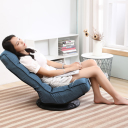 Furniture One Blue Adjustable Foldable Floor Chair - thumbnail 3