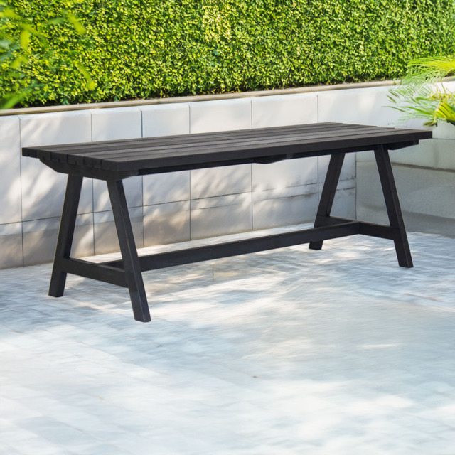 AMATA Usma 8 Seater Nordic Dining Table Black - image 1