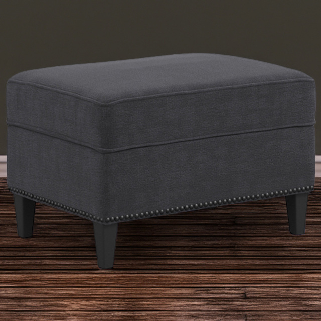 Atticus Anthracite Footstool - image 1