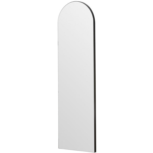 Yearn Black Arched Narrow Mirror 100 x 30cm - image 1